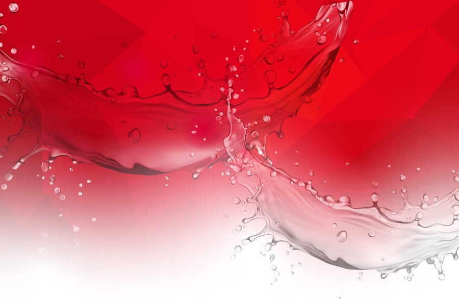 Red liquid background